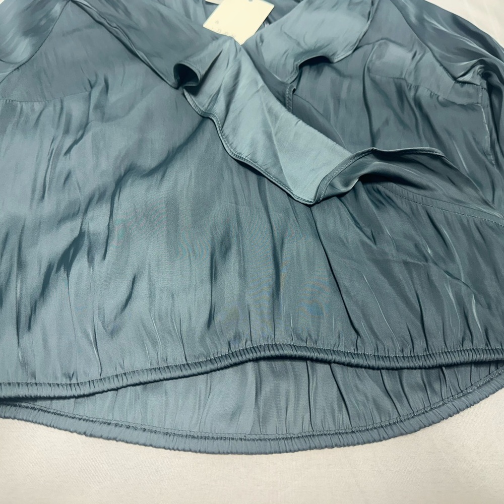 NWT A New Day Teal Women's Blouse - Picture 3 of 8